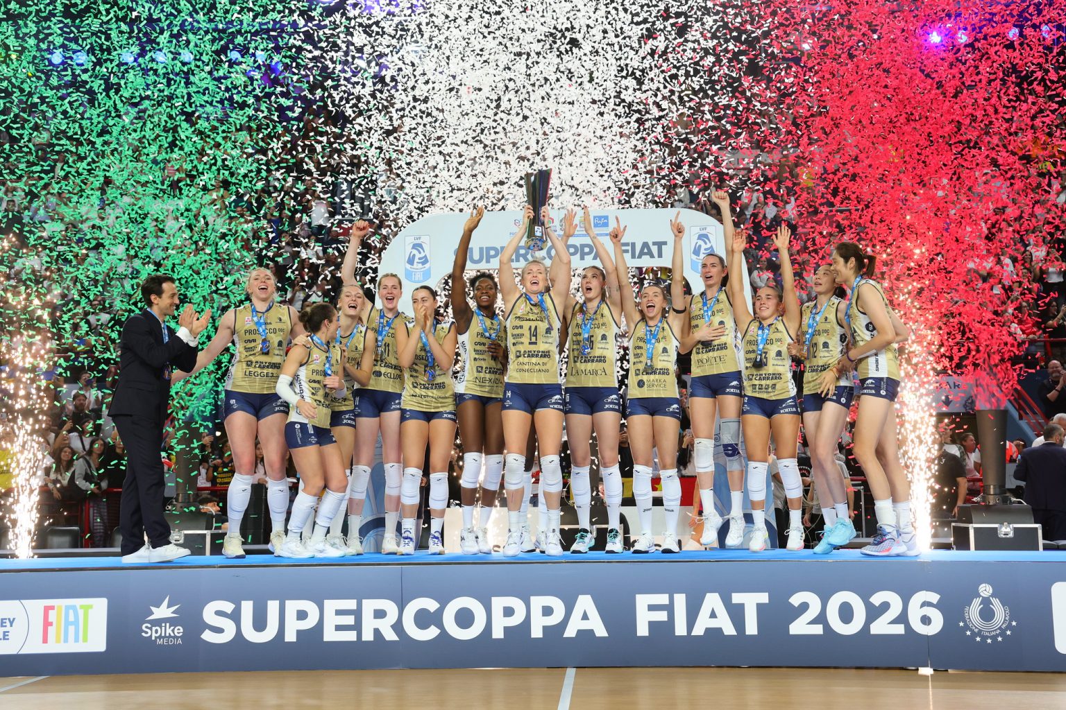 Conegliano conquista la Supercoppa