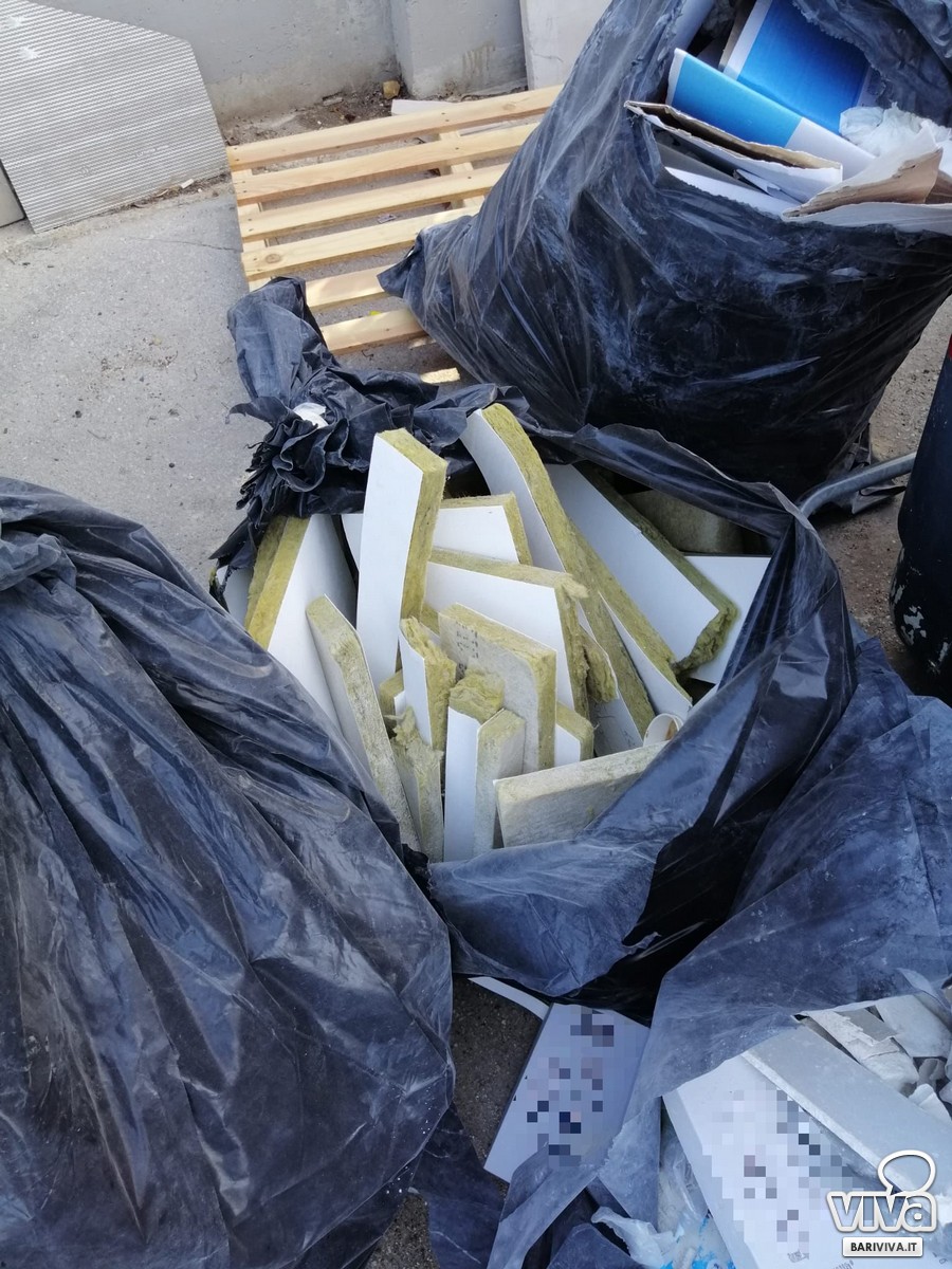 Abbandono rifiuti a Bari