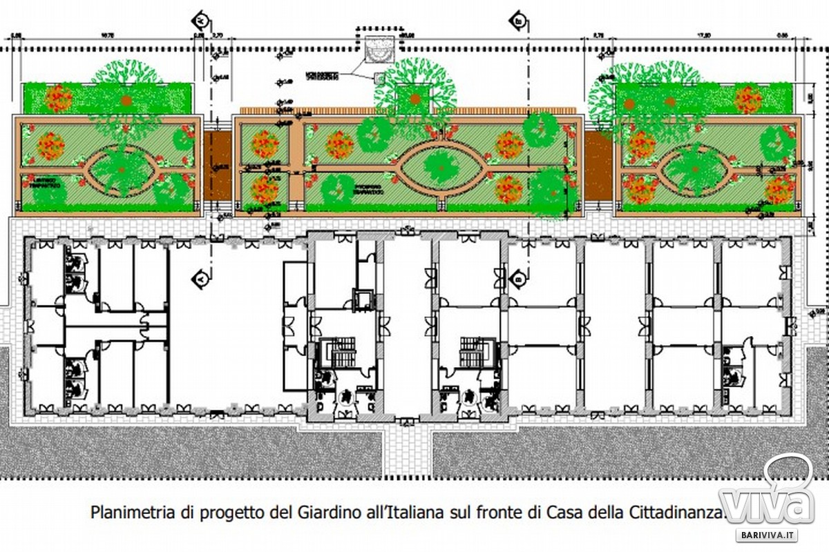 giunta approva progetto del giardino allitaliana della Casa della cittadinanza