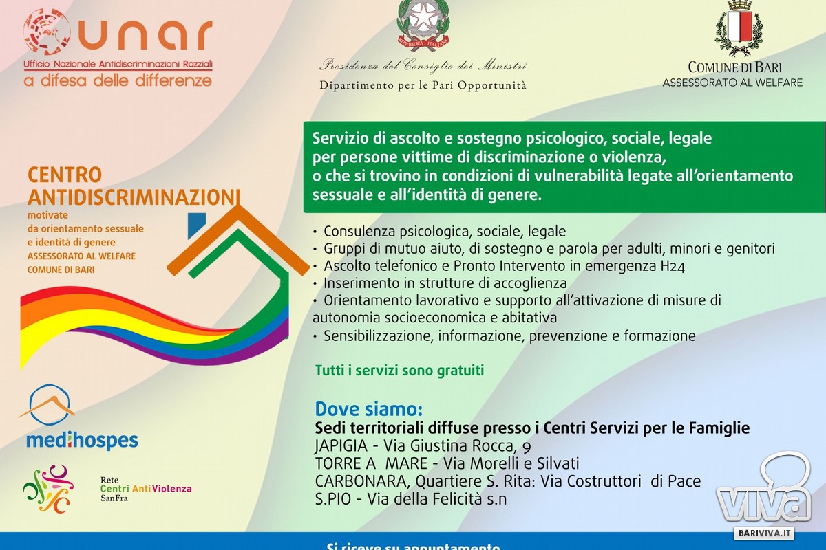 al via il primo Centro Antidiscriminazione del Comune cartolina