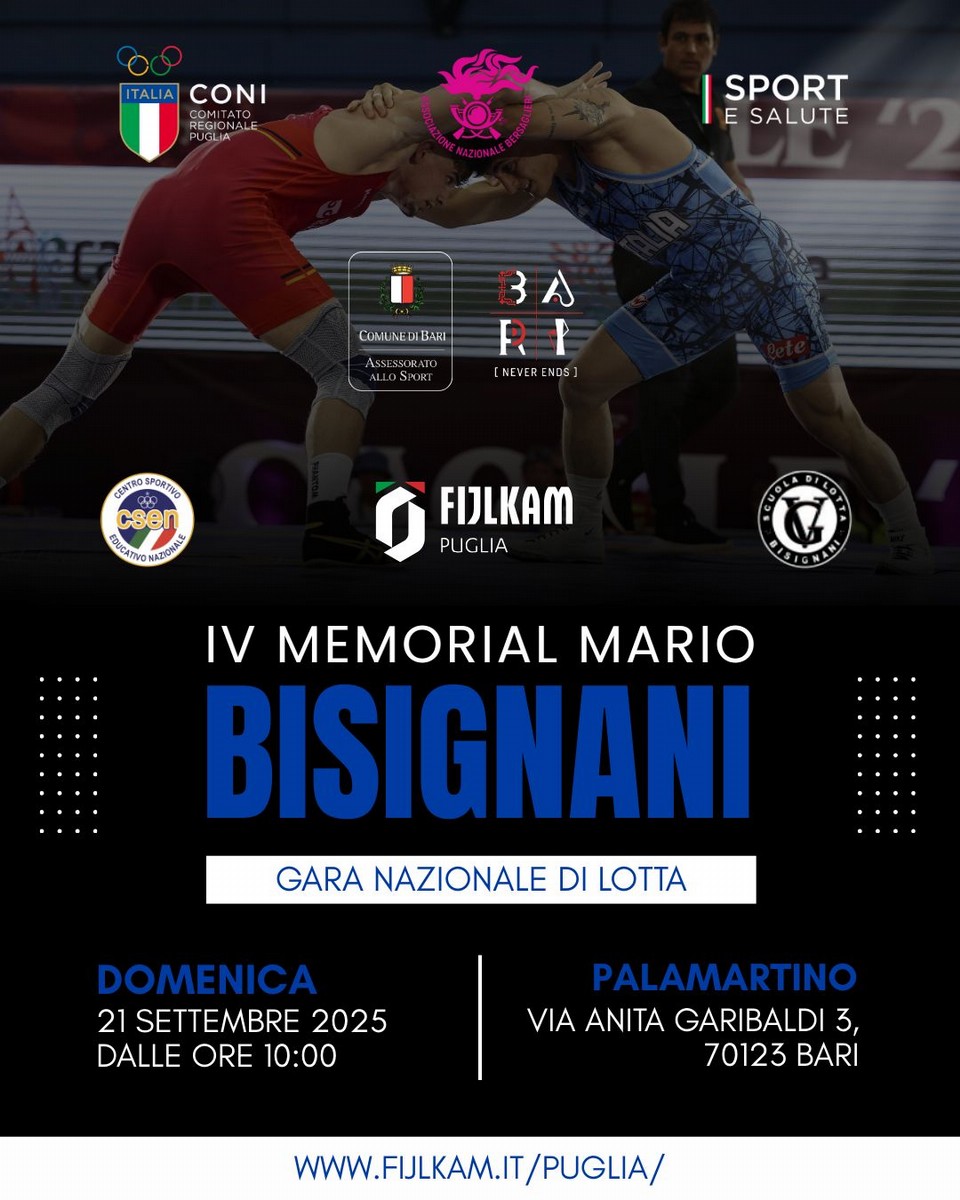presentata la IV edizione del Memorial Mario Bisignani locandina
