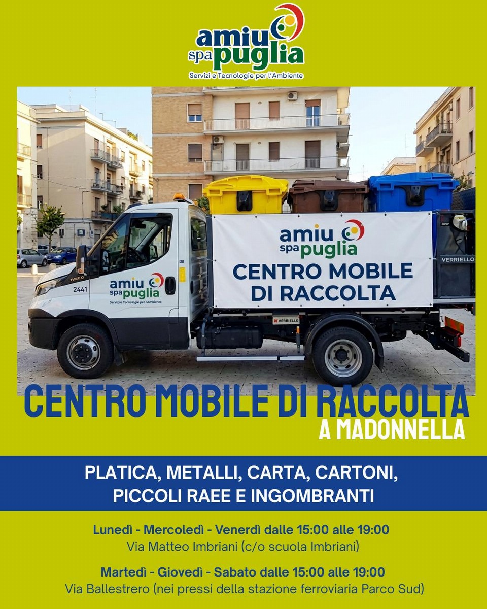 Amiu Puglia centro raccolta
