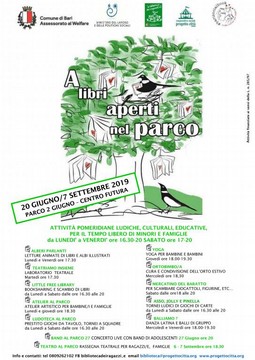 A LIBRI APERTI NEL PARCO Locandina