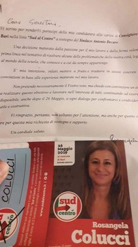 La lettera della dirigente