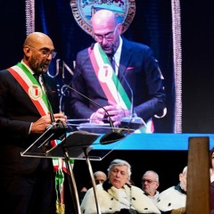 L intervento del sindaco Leccese alla cerimonia inaugurale dell anno accademico di Uniba