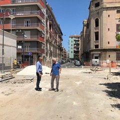 sopralluogo dellass Galasso in piazza Redentore a liberta