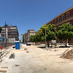 sopralluogo dellass Galasso in piazza Redentore a liberta