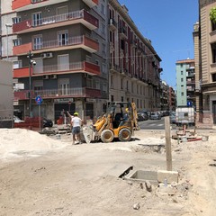 sopralluogo dellass Galasso in piazza Redentore a liberta