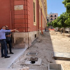 sopralluogo dellass Galasso in piazza Redentore a liberta