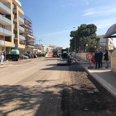 rifacimenti asfalti Open fiber a San Girolamo