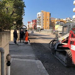 rifacimenti asfalti Open fiber a San Girolamo