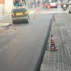 cominciati i lavori di rifacimento stradale in via Quintino Sella