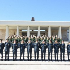 Allievi del I anno dell'Accademia Guardia di Finanza al Sacrario