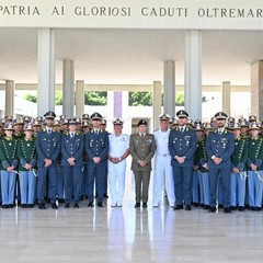 Allievi del I anno dell'Accademia Guardia di Finanza al Sacrario