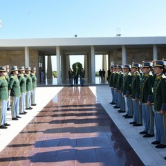 Allievi del I anno dell'Accademia Guardia di Finanza al Sacrario