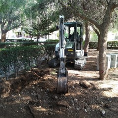 nuova pubblica illuminazione in tutti i Municipi lavori giardino Amprino