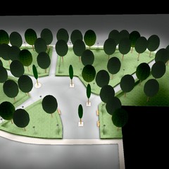 nuova pubblica illuminazione in tutti i Municipi lavori giardino Amprino render