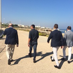 sopralluogo Decaro sul lungomare di Torre a Mare