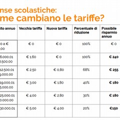 presentato il piano di riduzione delle tariffe del servizio di refezione scolastica simulazione tariffa giornaliera