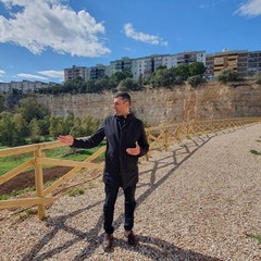 conclusione lavori di consolidamento della ex Cava di Maso questa mattina il sindaco al sopralluogo