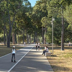 Bari Costa sud stamattina la consegna del cantiere del Lotto asse ludico sportivo render JPG