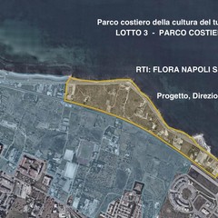 Bari Costa sud stamattina la consegna del cantiere del Lotto planimetria generale Lotto JPG