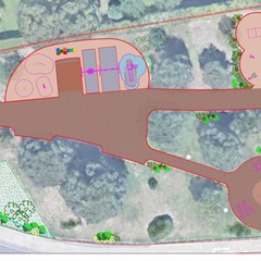 giunta approva progetti esecutivi per restyling green di cinque aree cittadine planimetria Rita Levi Montalicini