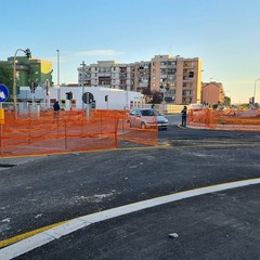 lavori intersezione via Caposcardicchio al San Paolo da questa mattina avvio della circolazione in modalit rotatoria