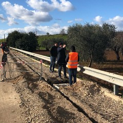 al via il cantiere per limpianto di pubblica illuminazione in strada San Giorgio Martire