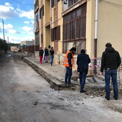 al via il cantiere per limpianto di pubblica illuminazione in strada San Giorgio Martire