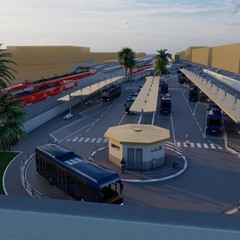 finanziato dal Cipess terminal bus di Bari centrale render terminal