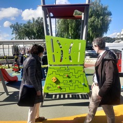inaugurata la nuova area ludica accessibile ai bambini con disabilit nel giardino di via De Ribera al San Paolo