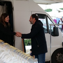 dal marzo trasferimento del mercato settimanale di via Portoghese nel park amp ride di corso Vittorio Veneto oggi il sopralluogo dell assessore Petruzzelli