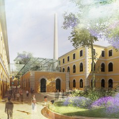 sopralluogo ex Manifattura Tabacchi per progetto nuovo CNR render
