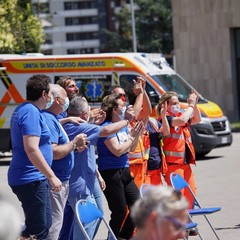 Il concerto all'oapedale San Paolo