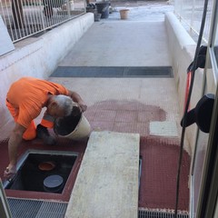 sopralluogo lavori in corso alla Mazzini Modugno