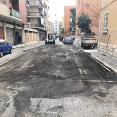 al via i lavori di rifacimento dellasfalto in via de lilla a cura di Open fiber