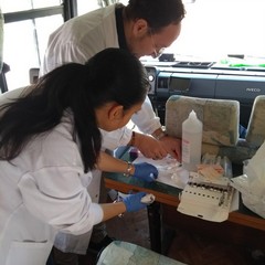 questa mattina vaccinazioni per minori nel campo rom di santa candida