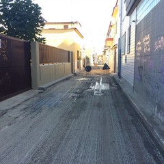 manutenzione strade e interventi sulla rete di fogna bianca sopralloghi galasso