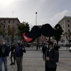 La protesta dei ristoratori a Bari