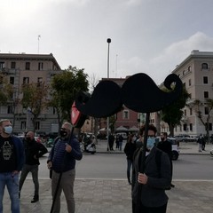 La protesta dei ristoratori a Bari