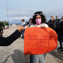 La protesta dei ristoratori a Bari