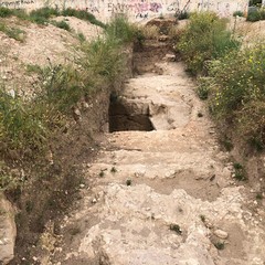 oggi il sopralluogo dellass galasso sul cantiere del giardino Manzari a Ceglie