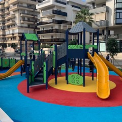 inaugurata area ludica in via Tomasicchio sul waterfront di San Girolamo