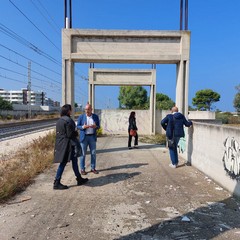 fermata RFI di Sant Anna ieri il sopralluogo per valutare la possibilita di terminare il sottopasso