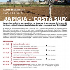 sabato marzo passeggaita urbana Japigia Costasud