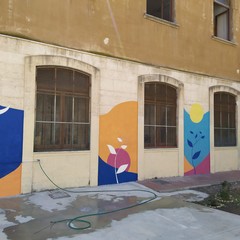 il nuovo cortile della scuola san nicola