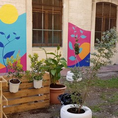 il nuovo cortile della scuola san nicola