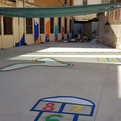 il nuovo cortile della scuola san nicola