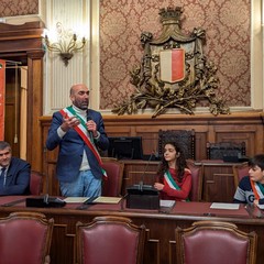 questa mattina a Palazzo di Citt l insediamento del Consiglio comunale dei ragazzi e delle ragazze dell I C Poggiofranco Fiore